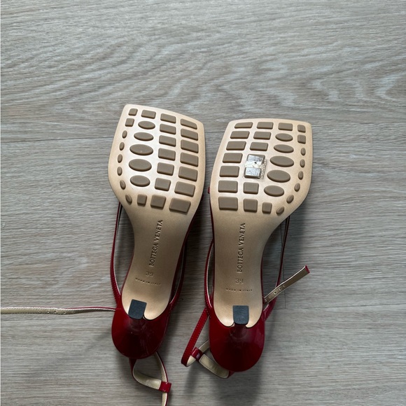 Bottega Veneta Red Stretch Sandal - Picture 4 of 7